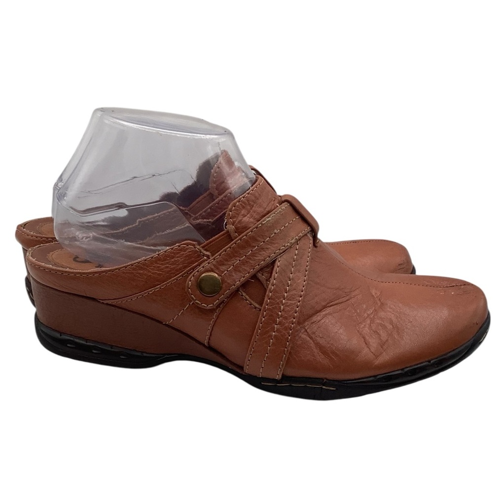 Sofft Brown Leather mules with Decorative Strap size 9‎ - Picture 4 of 6